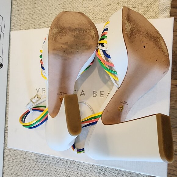 Veronica Beard Fletcher Multi-Colored Sandals - Picture 9 of 9